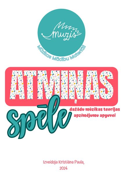 PDF Atmiņas spēle dažādu mūzikas teorijas terminu apguvei